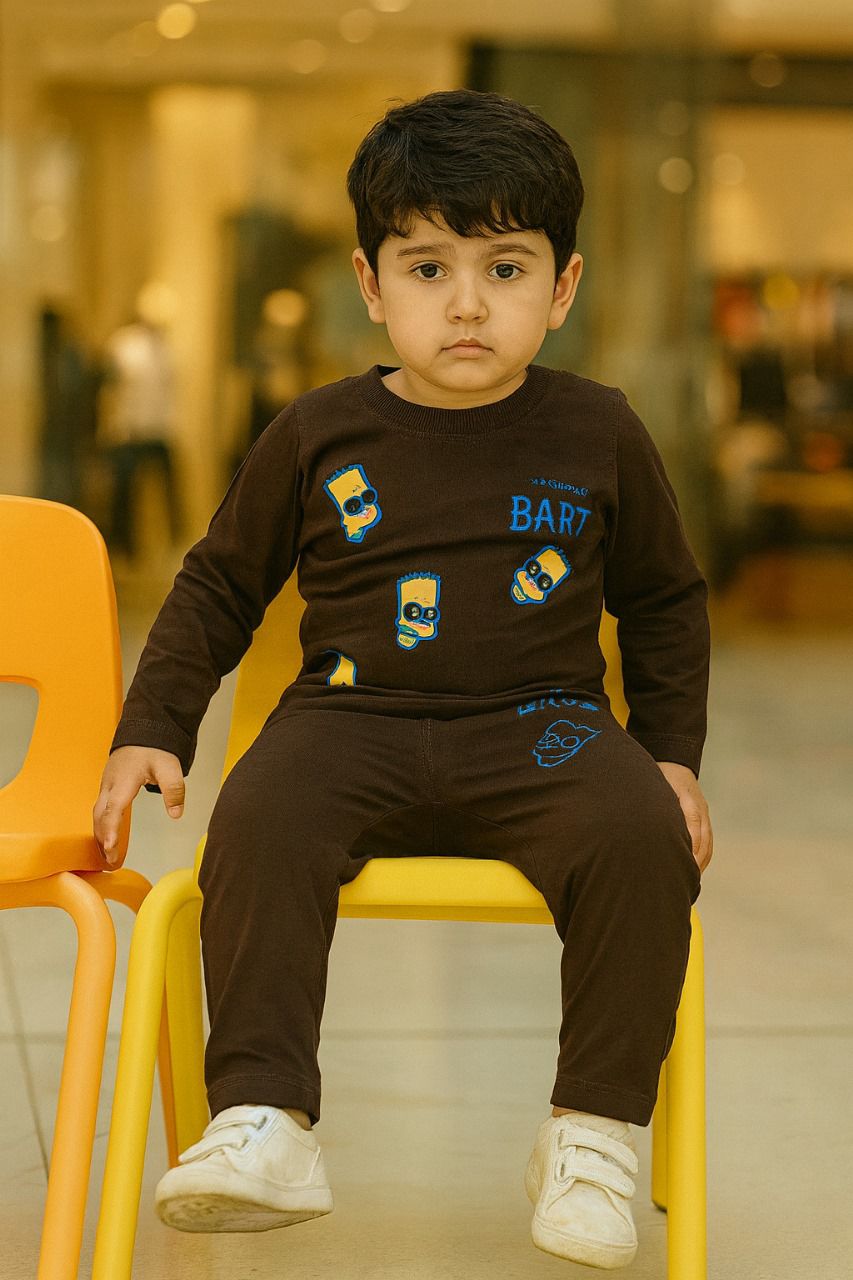 Kids Mid Season Tracksuit – Cartoon Print