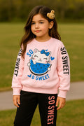 Winter – Soft & Cozy So Sweet Kitty Fleece Tracksuit for Kids