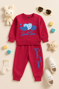 Soft & Cozy Sweet Time Fleece Tracksuit – Kids Winter Collection