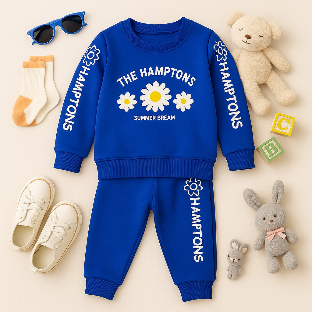 Soft & Cozy Hamptons Fleece Tracksuit – Kids Winter Wear