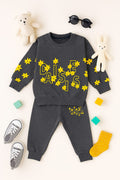 Winter – Soft & Cozy Daisy Floral Fleece Tracksuit for Kids