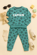 Soft & Cozy Captain Fleece Tracksuit – Kids Winter Wear