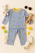 Night Suit – Soft & Cozy Lemon Print Kids Comfort Wear Cotton Stuff